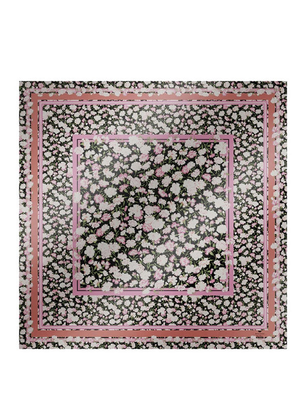 Max Mara Weekend Foulard Max Mara Twill Di Seta - Rosa