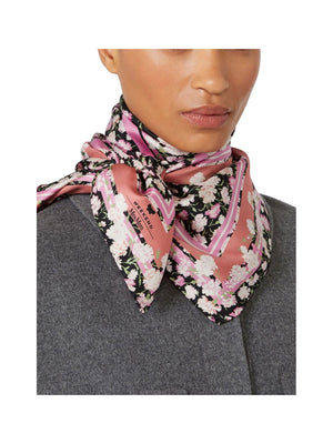 Max Mara Weekend Foulard Max Mara Twill Di Seta - Rosa