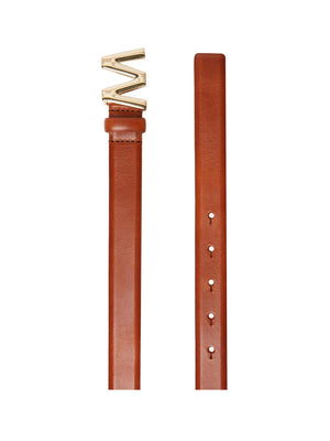 Max Mara Weekend Cintura Max Mara Con Fibbia Logata - Cuoio