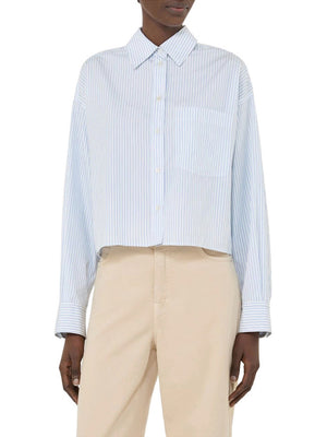 Max Mara Weekend Camicia Max Mara In Popeline - Azzurro