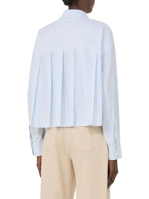 Max Mara Weekend Camicia Max Mara In Popeline - Azzurro