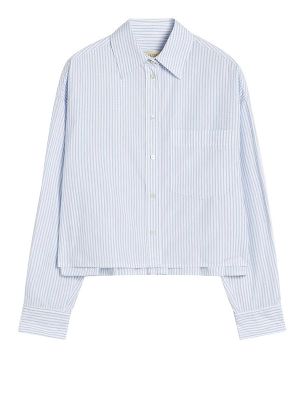 Max Mara Weekend Camicia Max Mara In Popeline - Azzurro
