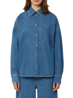 Max Mara Weekend Camicia Max Mara In Denim - Blu Denim