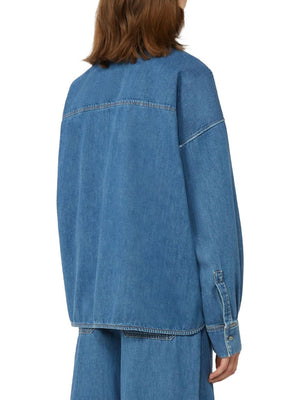 Max Mara Weekend Camicia Max Mara In Denim - Blu Denim