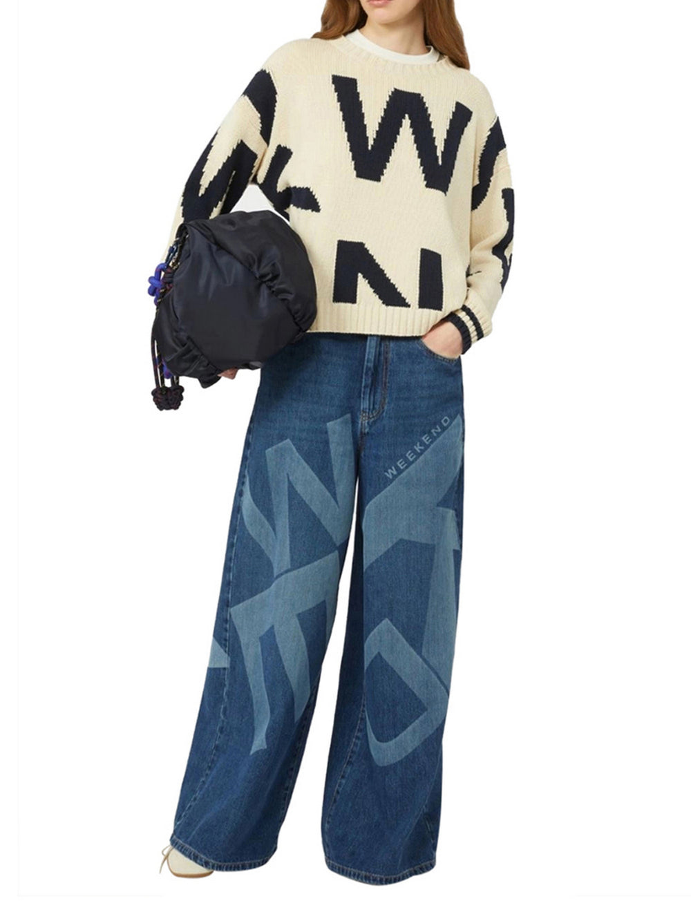 Max Mara Weekend Jeans Max Mara In Autentico Denim - Blu Denim