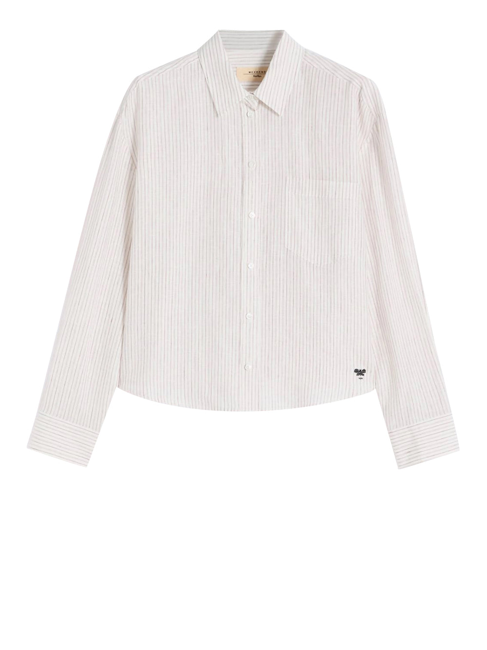 MAXMARA WEEKEND 2USCITA Camicia Max Mara Boxy In Tela Di Lino - Rosa