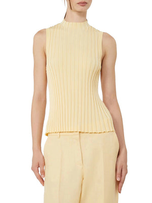 Max Mara Weekend Maglia Max Mara In Filato Di Viscosa - Giallo