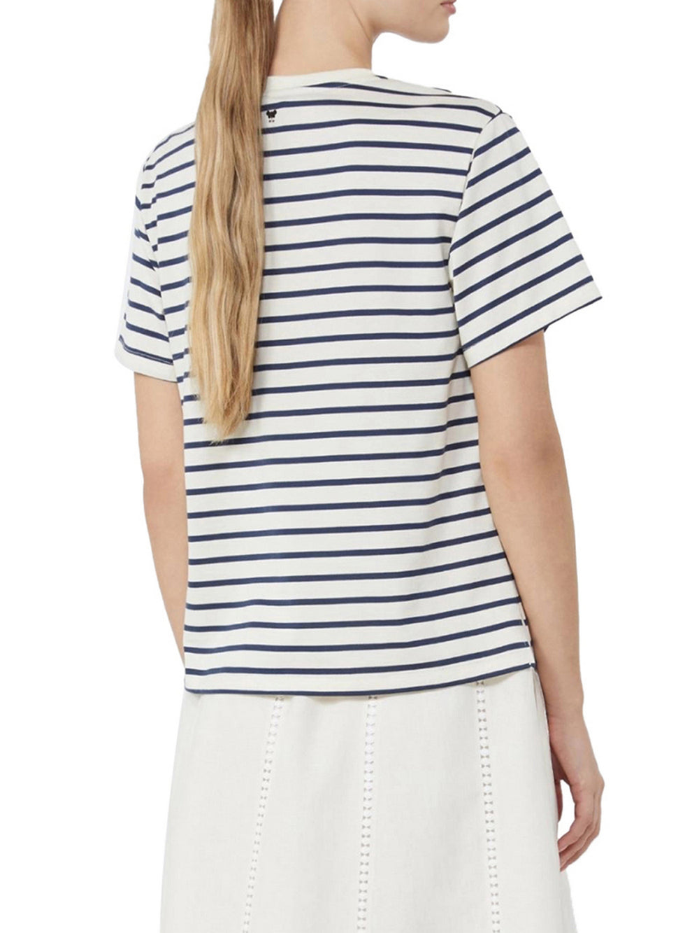 Max Mara Weekend T-Shirt Max Mara Con Grafica - Blu/Bianco