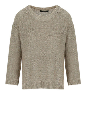 MAXMARA WEEKEND 2USCITA Maglia Max Mara Gelada Sabbia