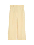 MAXMARA WEEKEND 2USCITA Pantalone Max Mara In Canvas Di Lino - Giallo