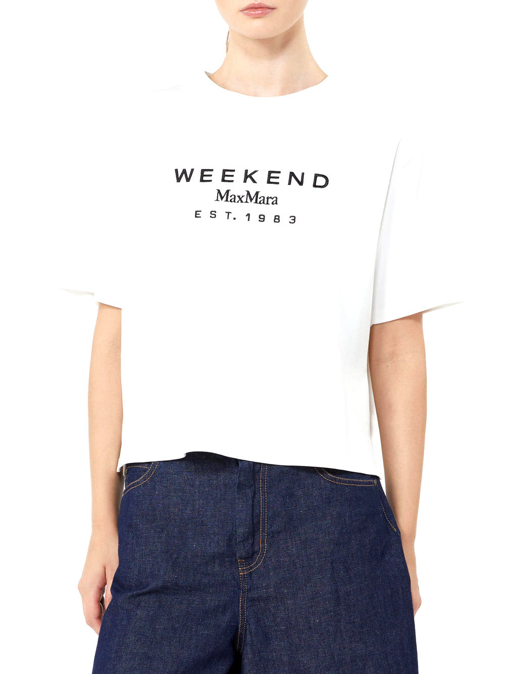 MAXMARA WEEKEND 2USCITA T-Shirt Max Mara Sabato Bianco