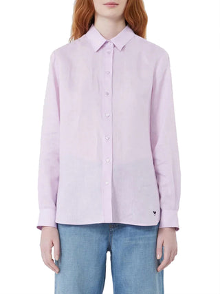 MAXMARA WEEKEND 2USCITA Camicia Max Mara In Tela Di Lino - Lilla