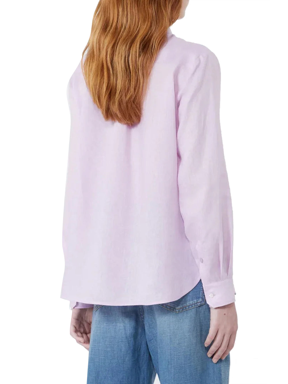 MAXMARA WEEKEND 2USCITA Camicia Max Mara In Tela Di Lino - Lilla