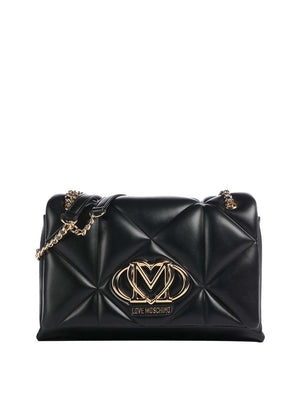 Moschino Borsa A Tracolla Moschino - Nero/Oro