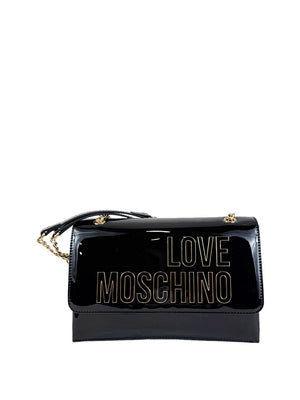 Moschino Borsa A Spalla Moschino - Nero/Oro