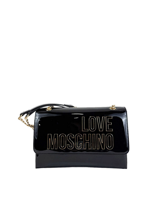 Moschino Borsa A Spalla Moschino - Nero/Oro