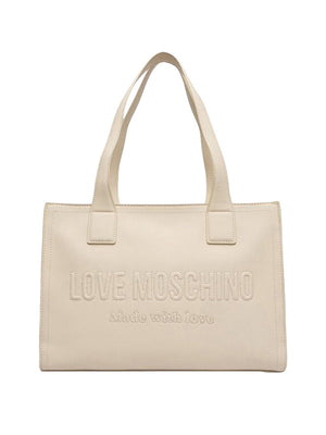 Moschino Borsa A Mano Moschino - Avorio