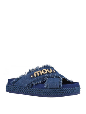 MOU Sandalo Mou Criss Cross - Denim