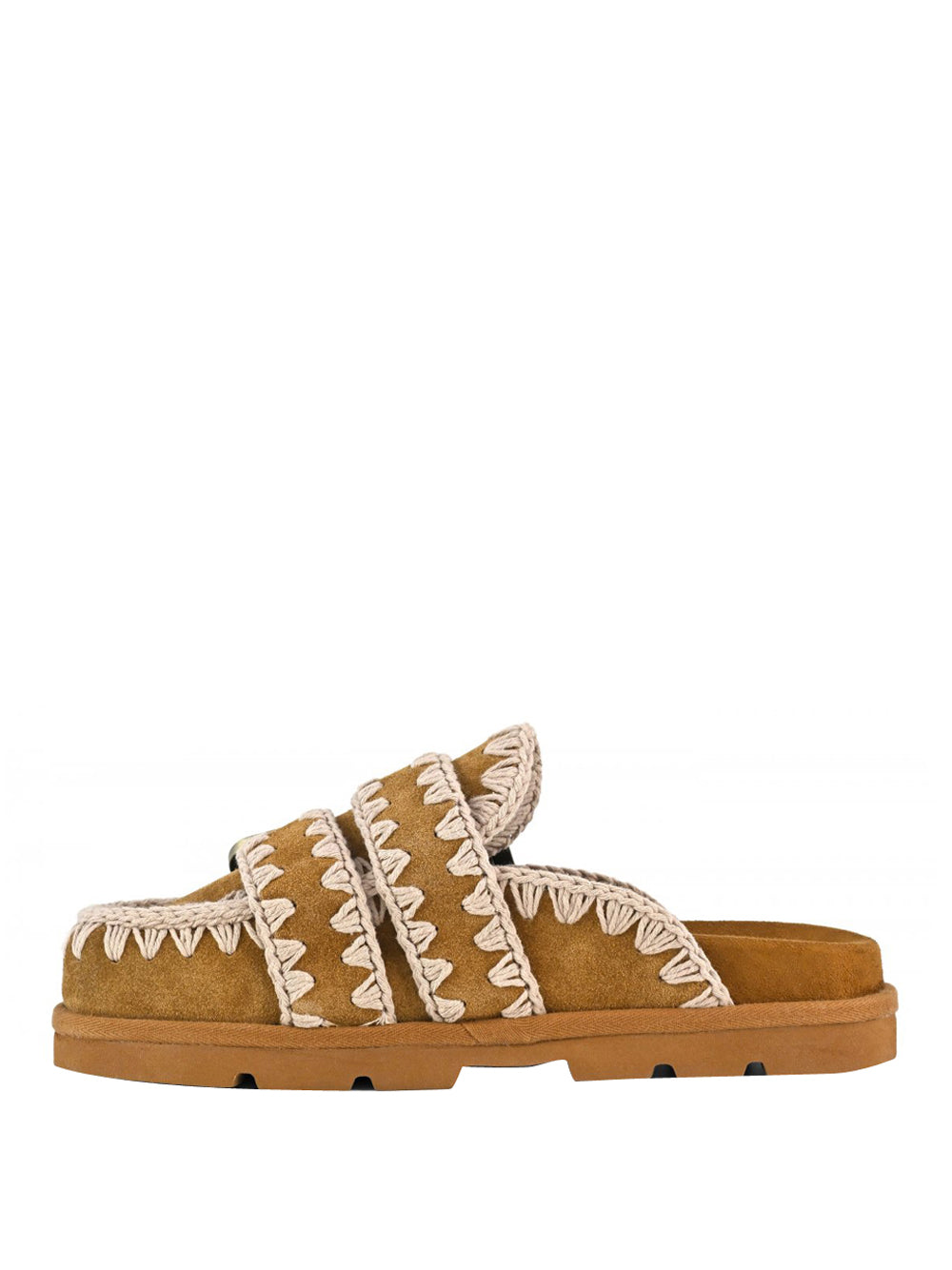 MOU Ciabatte Mou Low Bio Sabat Two Buckles Cognac