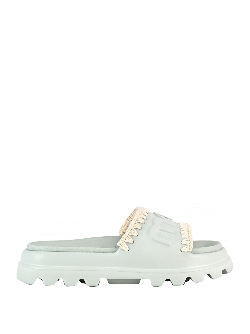 MOU Sandalo Mou Eva One Piece Slide - Verde Acqua