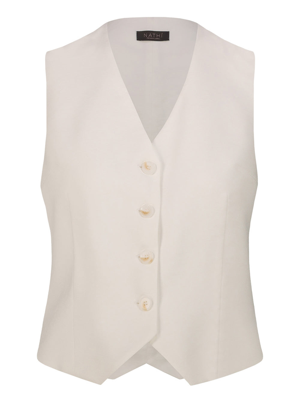 NATHI' LUXURY Gilet Donna - Bianco