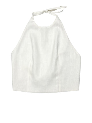NATHI' LUXURY Gilet Nathi Luxury In Tinta Unita - Bianco