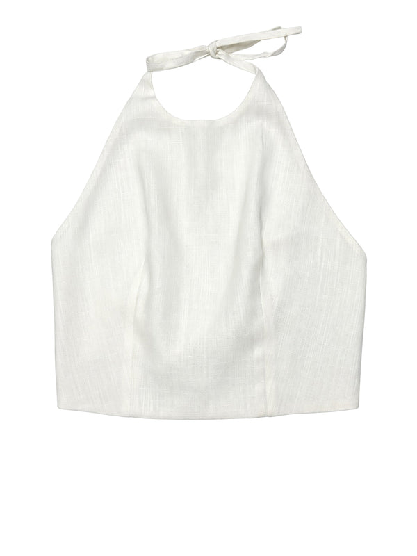 NATHI' LUXURY Gilet Nathi Luxury In Tinta Unita - Bianco