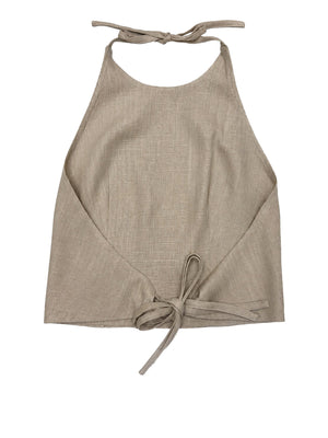 NATHI' LUXURY Gilet Nathi Luxury In Tinta Unita - Beige