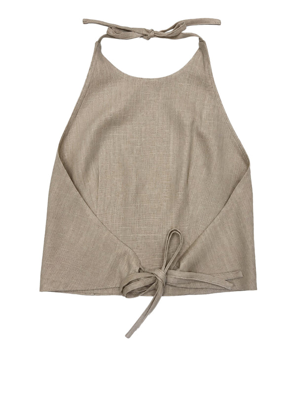NATHI' LUXURY Gilet Nathi Luxury In Tinta Unita - Beige