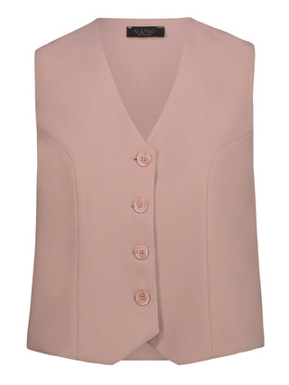 NATHI' LUXURY Gilet Donna - Rosa