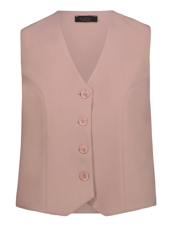NATHI' LUXURY Gilet Donna - Rosa