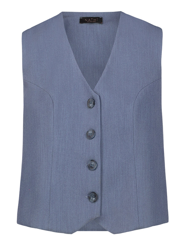 NATHI' LUXURY Gilet Donna - Grigio