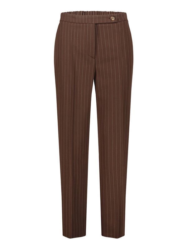 NATHI' LUXURY Pantalone Classico Donna - Marrone
