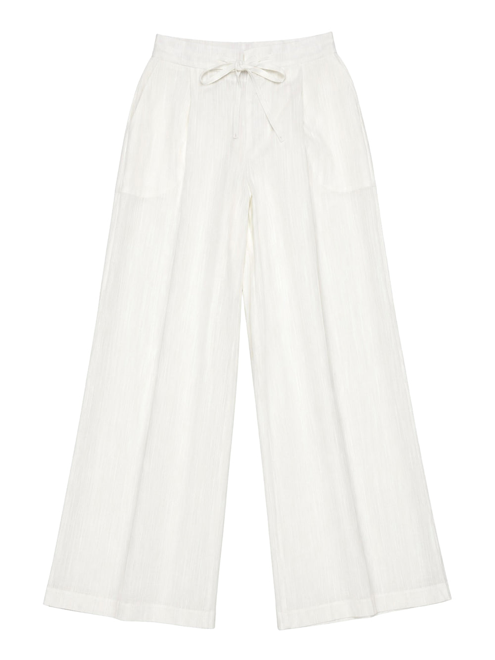 NATHI' LUXURY Pantalone Nathi Luxury In Tinta Unita - Bianco