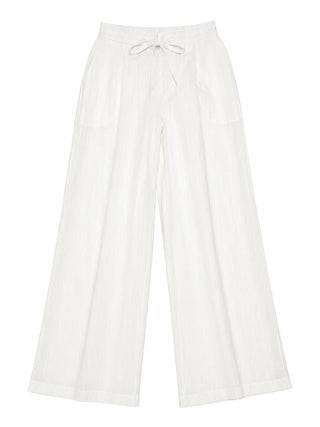 NATHI' LUXURY Pantalone Nathi Luxury In Tinta Unita - Bianco