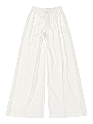 NATHI' LUXURY Pantalone Nathi Luxury In Tinta Unita - Bianco