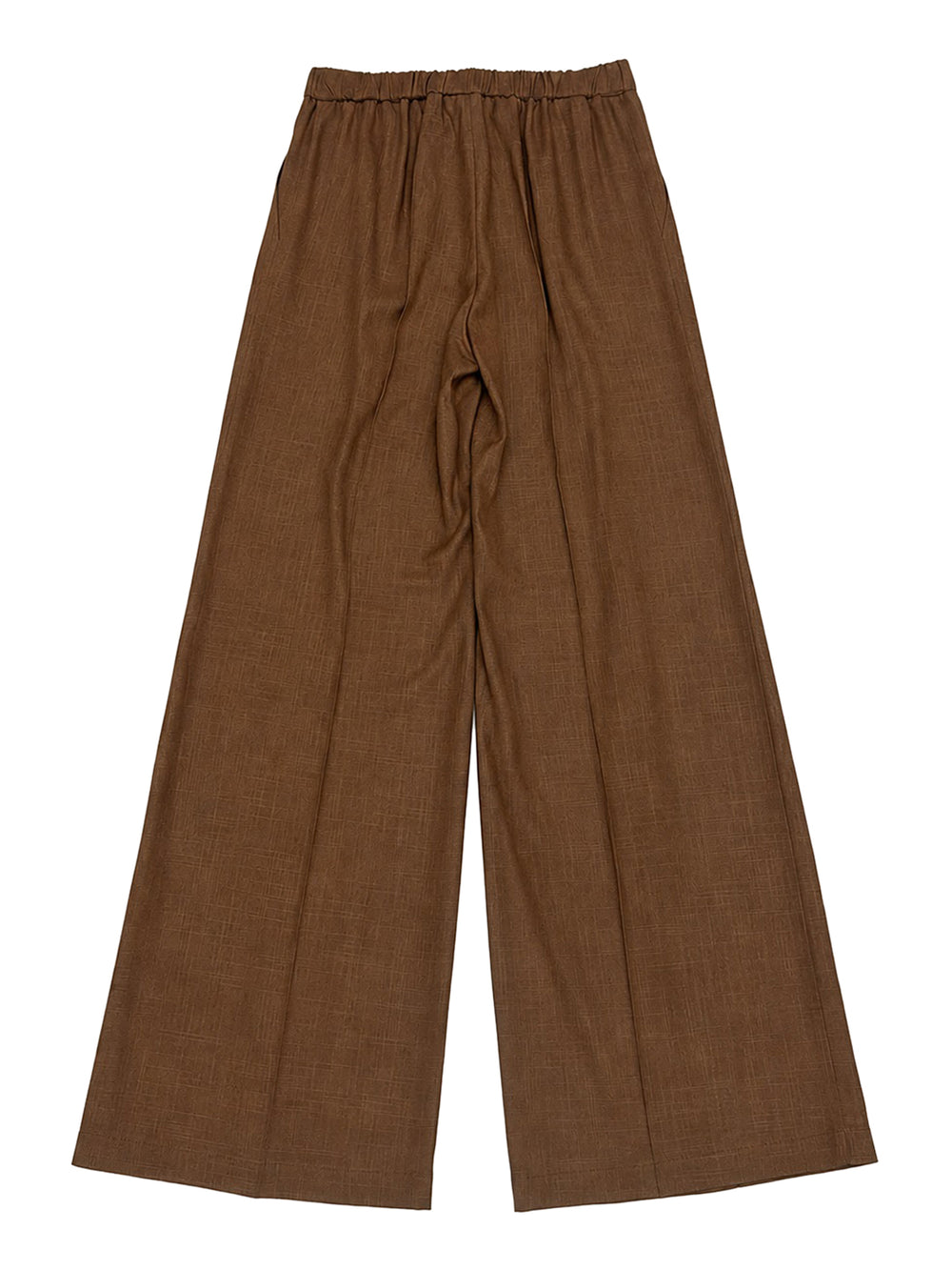 NATHI' LUXURY Pantalone Nathi Luxury In Tinta Unita - Marrone
