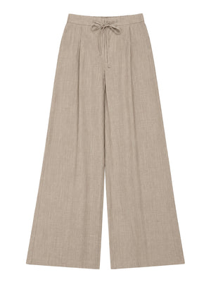 NATHI' LUXURY Pantalone Nathi Luxury In Tinta Unita - Beige