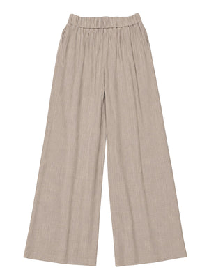 NATHI' LUXURY Pantalone Nathi Luxury In Tinta Unita - Beige