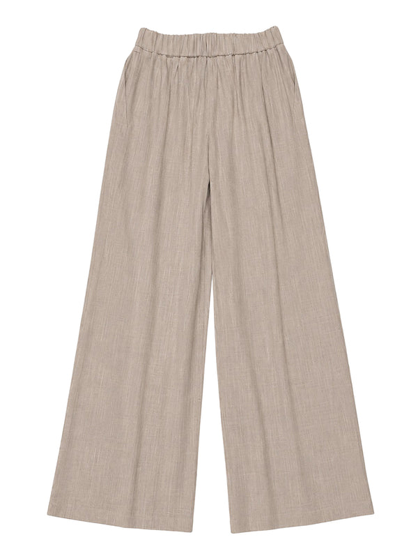 NATHI' LUXURY Pantalone Nathi Luxury In Tinta Unita - Beige