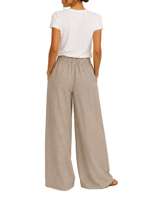 NATHI' LUXURY Pantalone Nathi Luxury In Tinta Unita - Beige