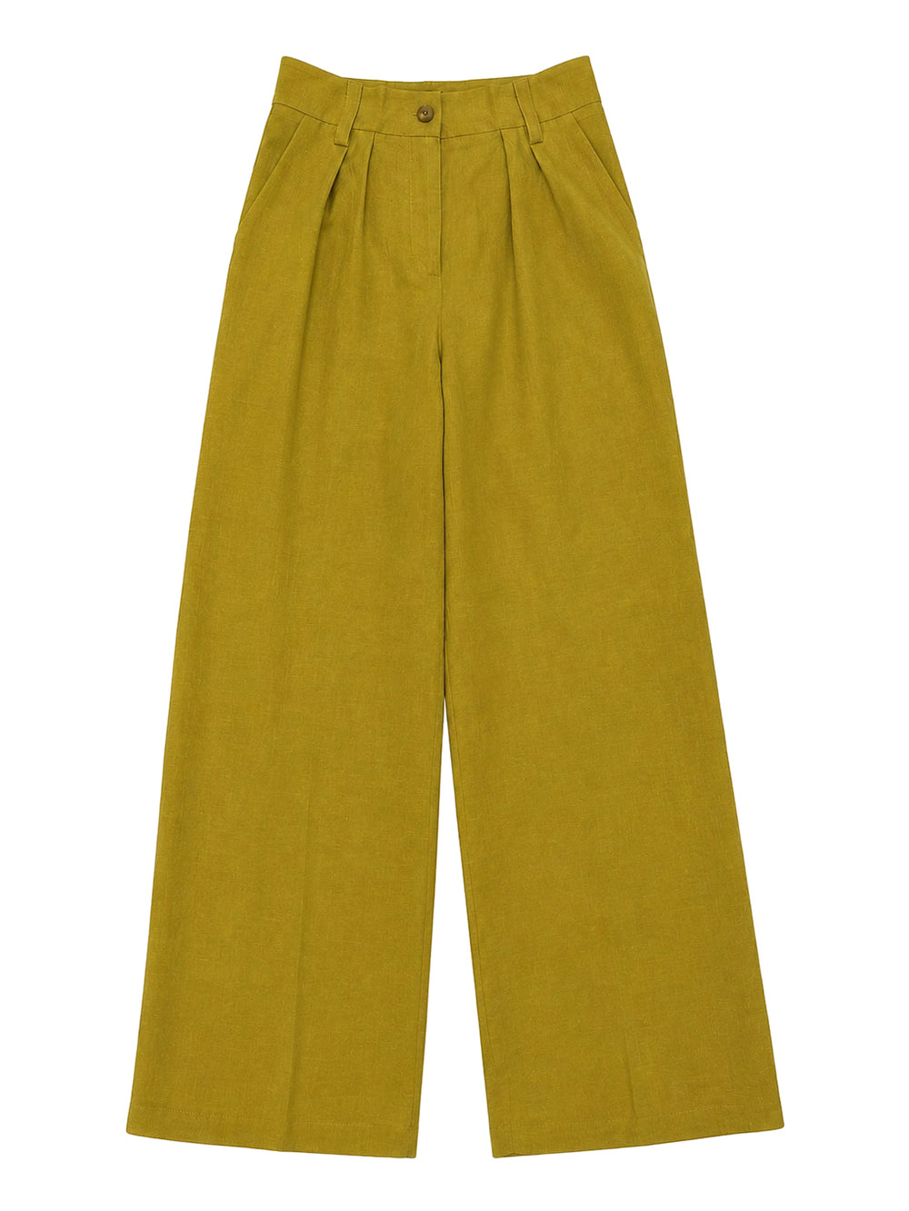 NATHI' LUXURY Pantalone Nathi Luxury In Tinta Unita - Senape