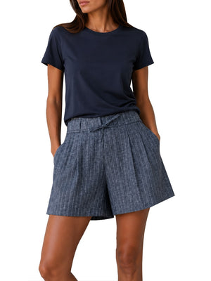 NATHI' LUXURY Shorts Casual Donna - Blu
