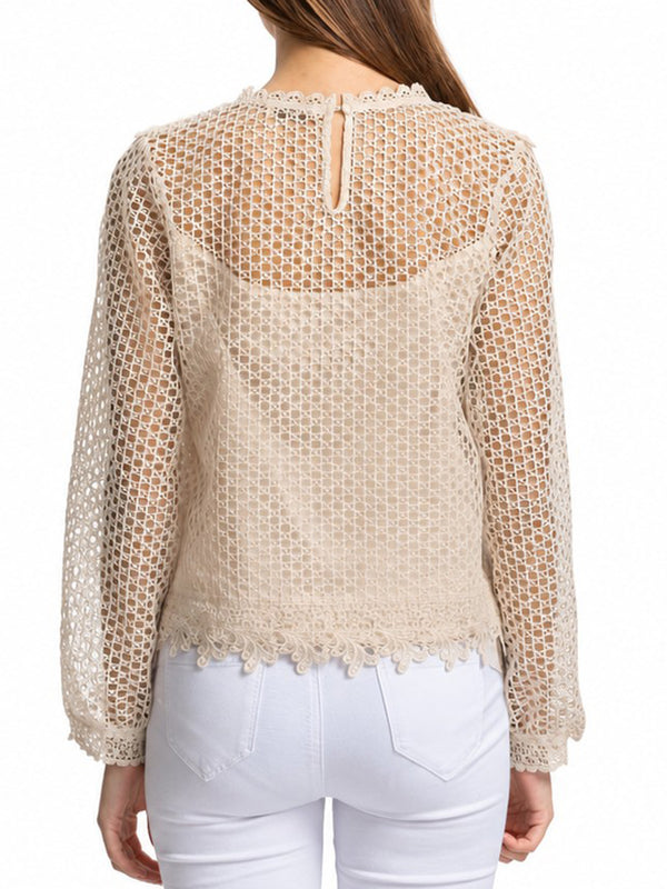 NATHI' LUXURY STC Maglia Donna - Beige