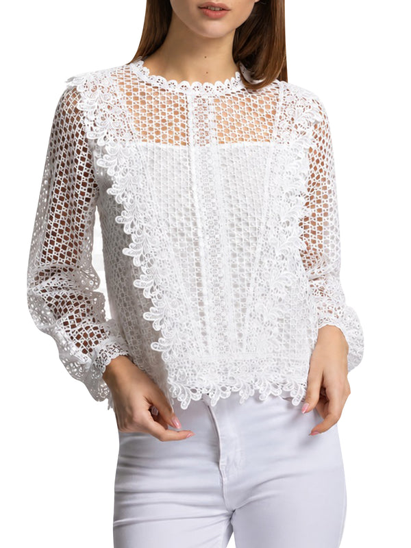NATHI' LUXURY STC Maglia Donna - Bianco