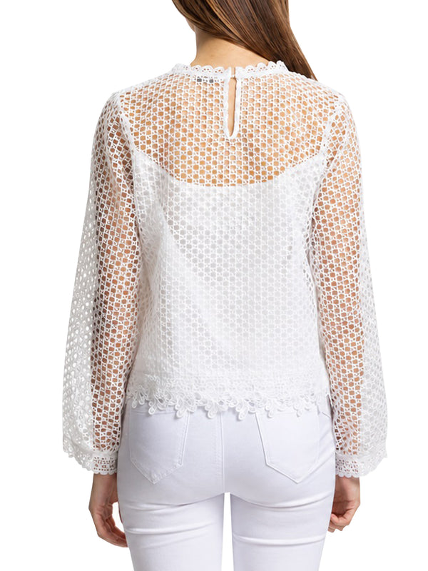 NATHI' LUXURY STC Maglia Donna - Bianco