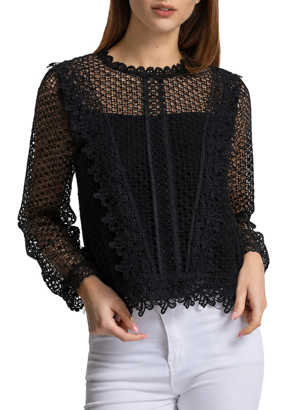 NATHI' LUXURY STC Maglia Donna - Nero