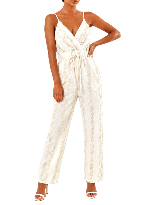 NATHI' LUXURY STC Jumpsuit Donna - Beige