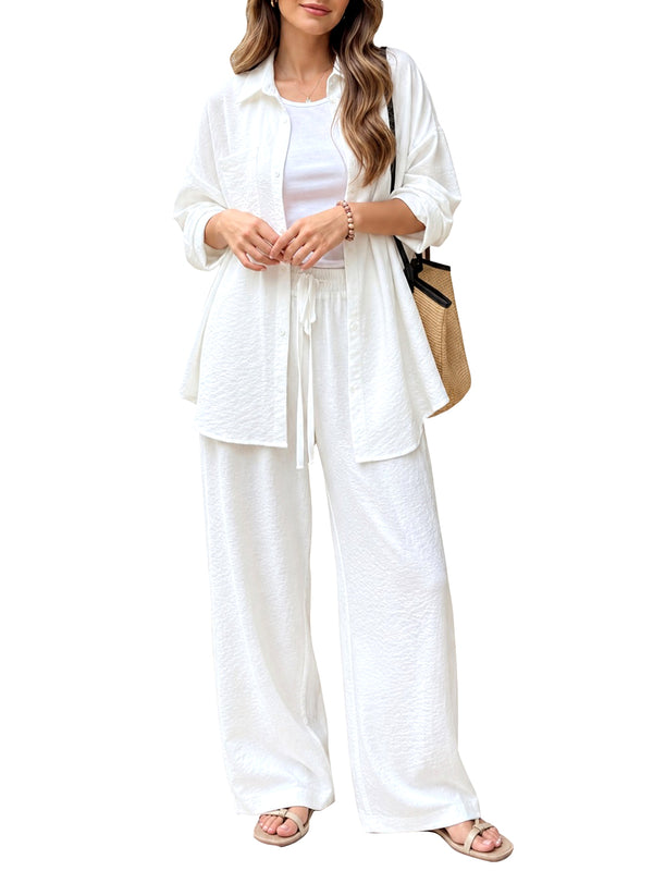 NATHI' LUXURY STC Pantalone Donna - Bianco