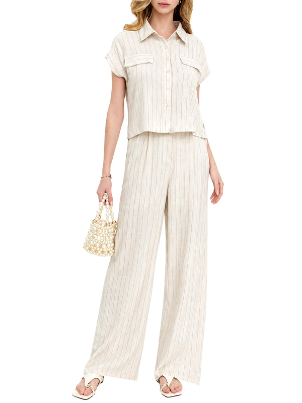 NATHI' LUXURY STC Coordinato Donna - Beige